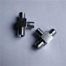 氣相色譜氣路用不銹鋼三通/兩通
